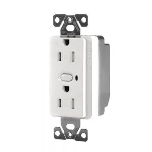 Eaton RF TR Aspire Z-Wave Wireless Duplex 15A Receptacle RFTR9505-TWS