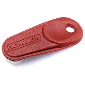 Schlage Electronics 48515 Key Fob Programming Red iButton