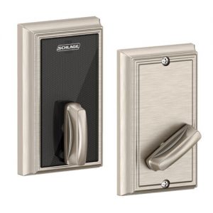 Schlage Smart Control BE467F ADD 619 Deadbolt Satin Nickel