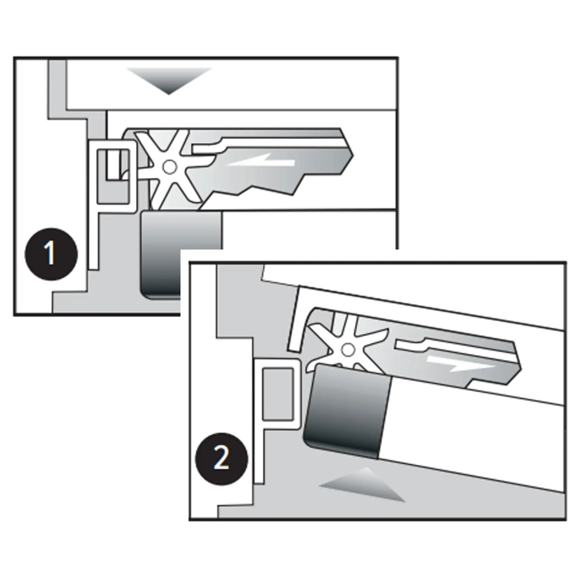 Adams Rite 36 inch 8800 Series Narrow Stile Starwheel Rim Exit Device with Motor MLR - Image 2