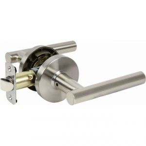Pamex FLTP03C Mira Passage Lever Lockset Satin Nickel