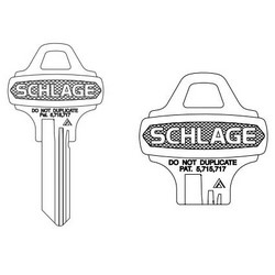 SCHLAGE ALLEGION 35-002-D145 Everest Door Lock Cylinder Key Blank